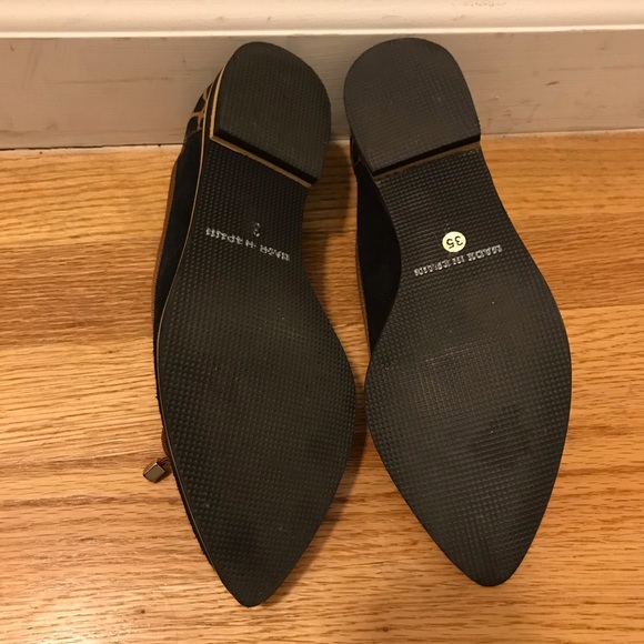 New without tags Black Suede Flats - Picture 4 of 4